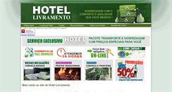 Desktop Screenshot of livramentohotel.com.br